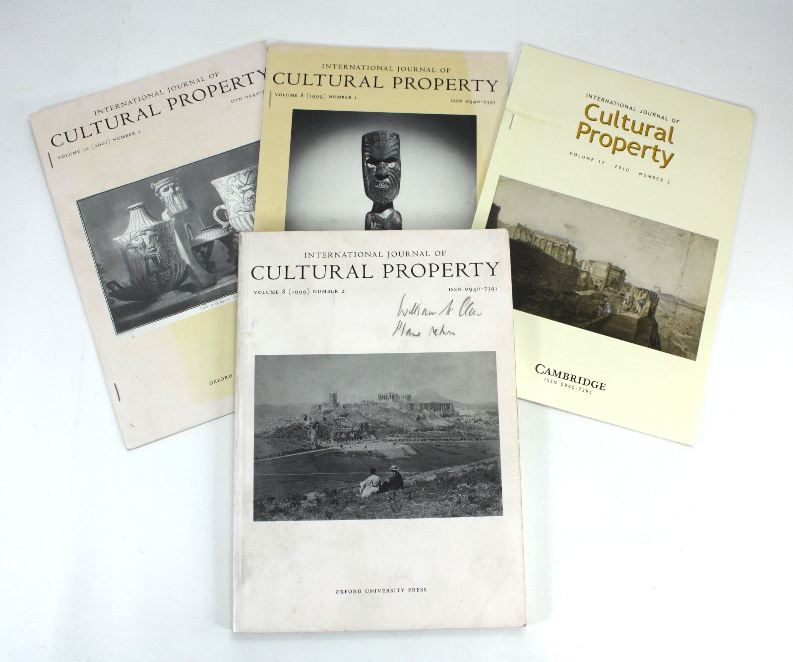 Elgin Marbles Arguments; International Journal of Cultural Property – 4 Issues