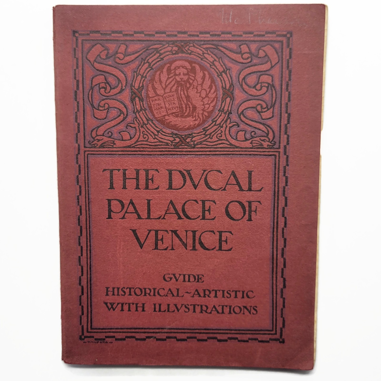 Vintage 1925 Ducal Palace of Venice Guide Book Illustrated Italian Art History