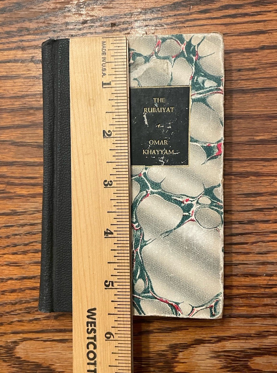 The Rubaiyat Of Omar Khayyam 1951 Greystone Press, NY 5.5” X 3.5”