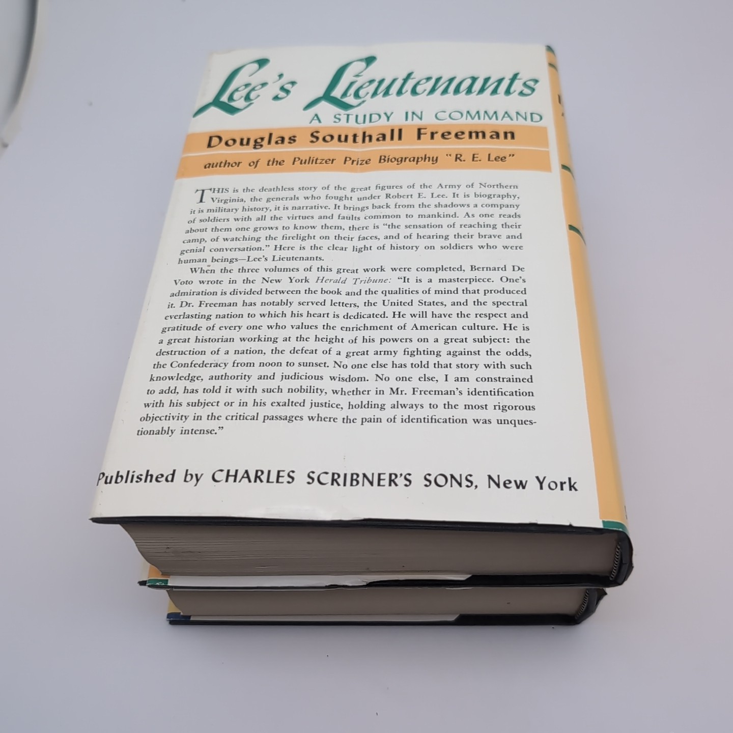 Lee’s Lieutenants Douglas S Freeman 1st Ed 3 Vol Set Civil War w/ Box HCDJ