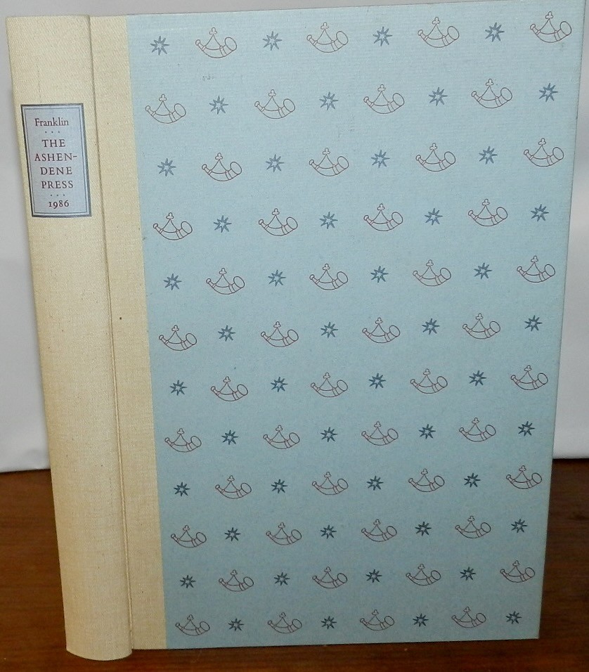 The Ashendene Press by Franklin. 1986 Limited edition refernce. Quarto, Illustd