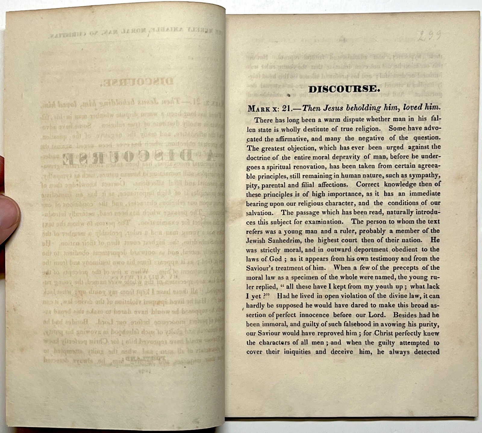 1828 MERELY AMIABLE MORAL MAN NO CHRISTIAN DISCOURSE WINES PORTLAND MAINE SERMON