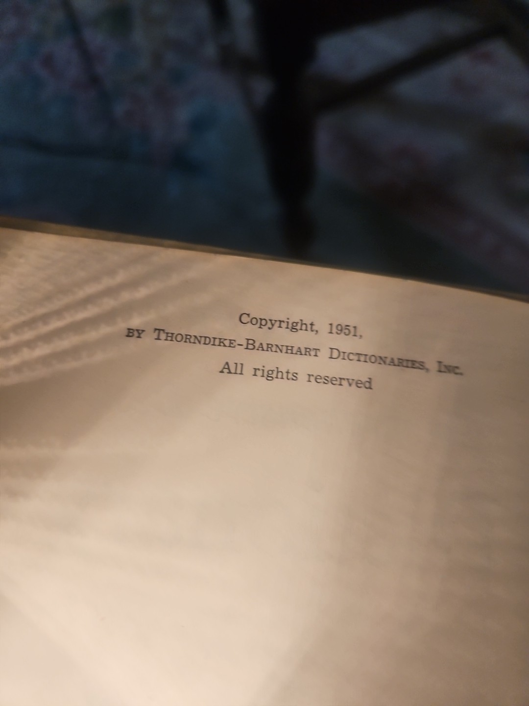 Comprehensive Desk Dictionary Thorndike Barnhart 1951 Doubleday VG Cond N2