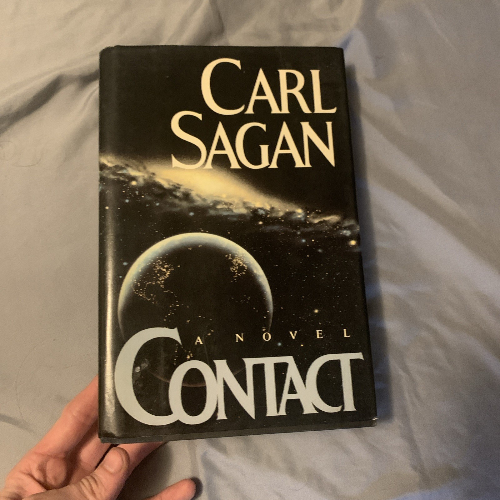 Contact by Carl Sagan (1st Edition, 1985, Hardcover, Dust Jacket)