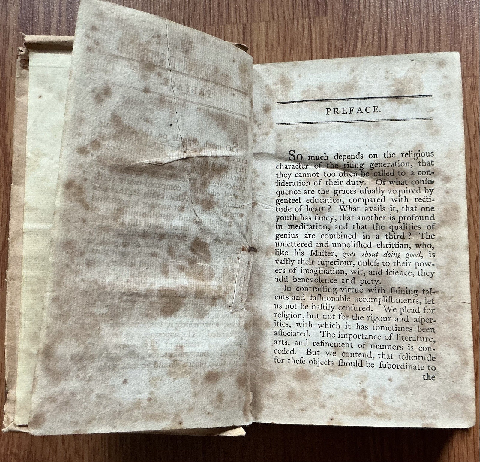 DISCOURSES YOUNG PERSONS John Clarke Old 1804 Leather Christian Religious Book