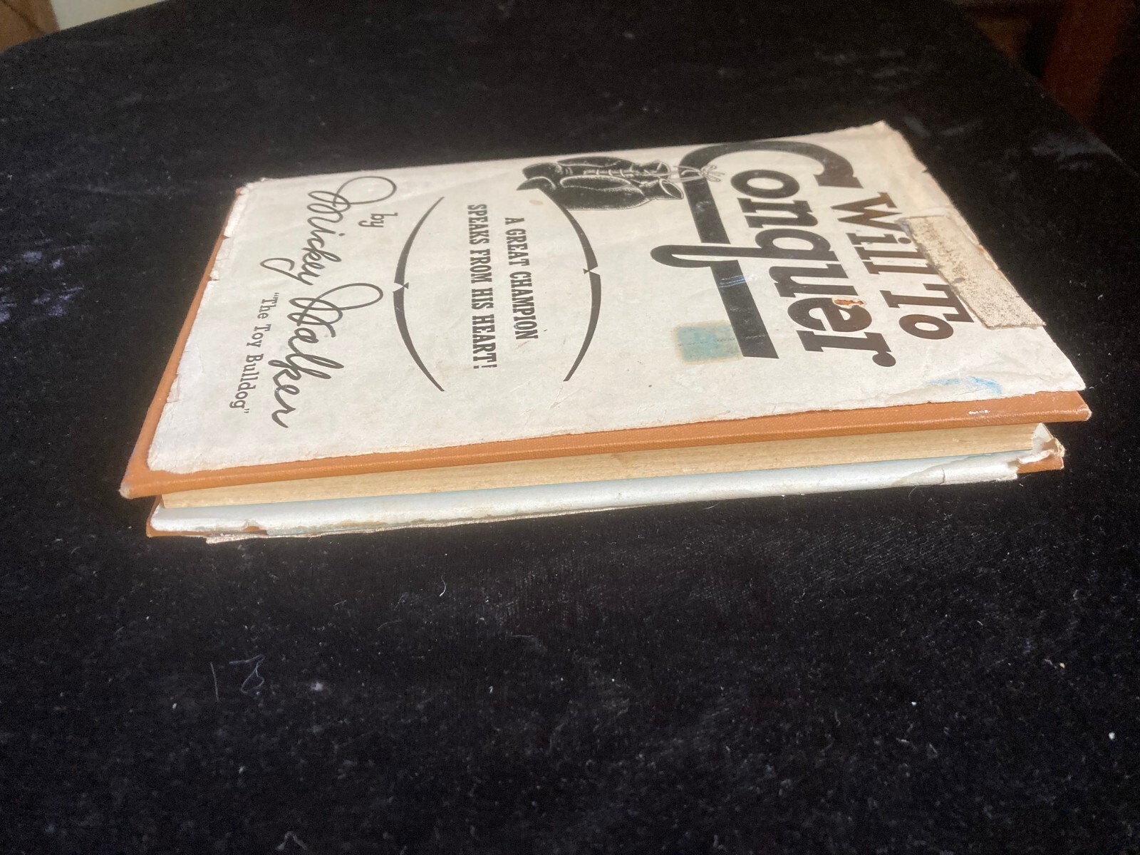 1953 Will to Conquer by Mickey Walker First Edition good condition