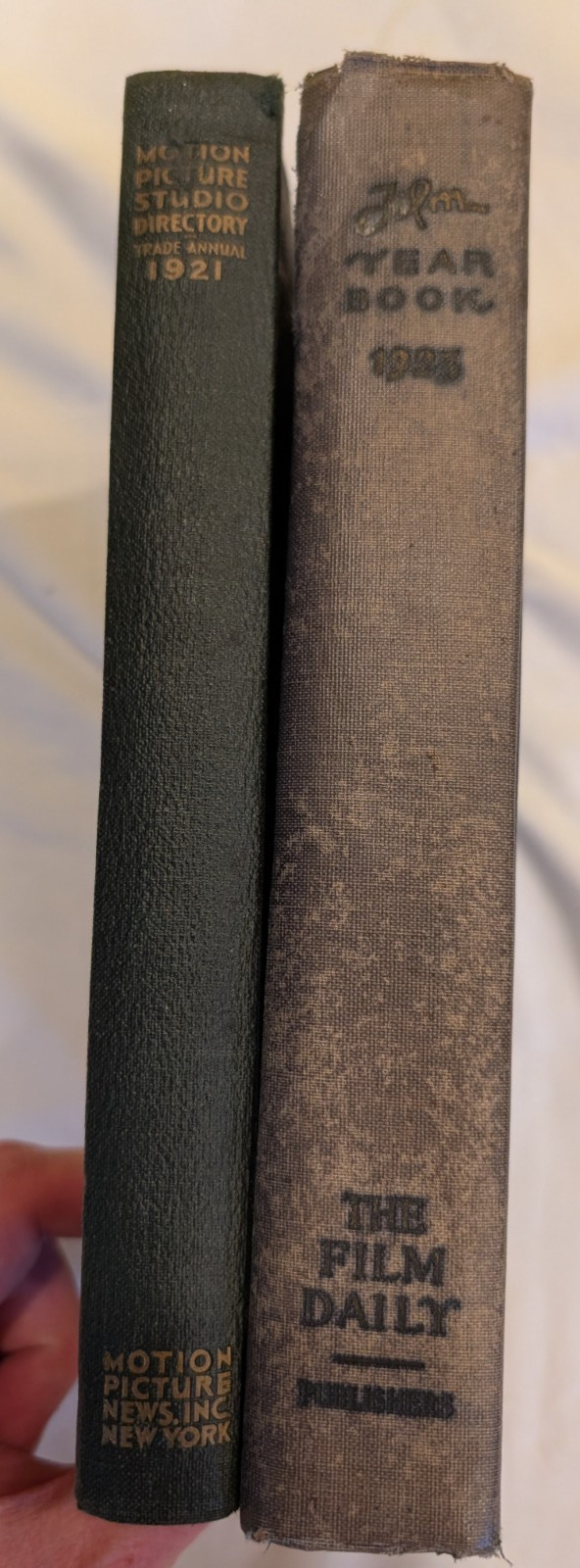 1921 Motion Picture Studio Directory PB & 1925 Film Yearbook Dannenberg HC