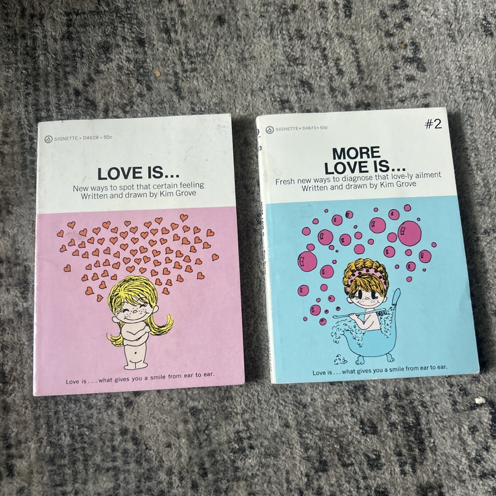 Love Is…By Kim Grove, #1, 2, Set Of 2 1970-1971 More Love Is Coffee Table Book