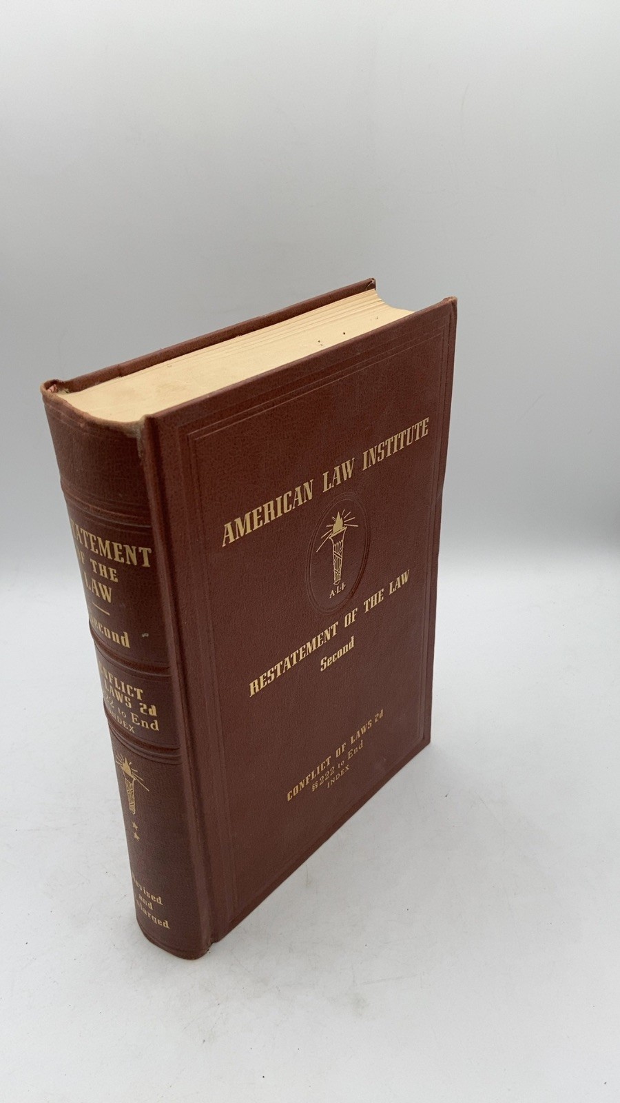 Restatement of the Law Second, Conflict of Laws 2d Hardcover Second Edition 1971
