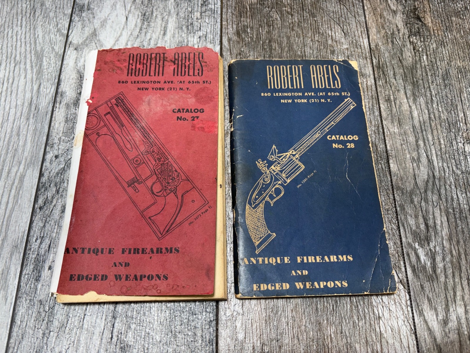 Antique Firearms and Edged Weapons Catalog Robert Abels Inc. Catalog #27 & 28