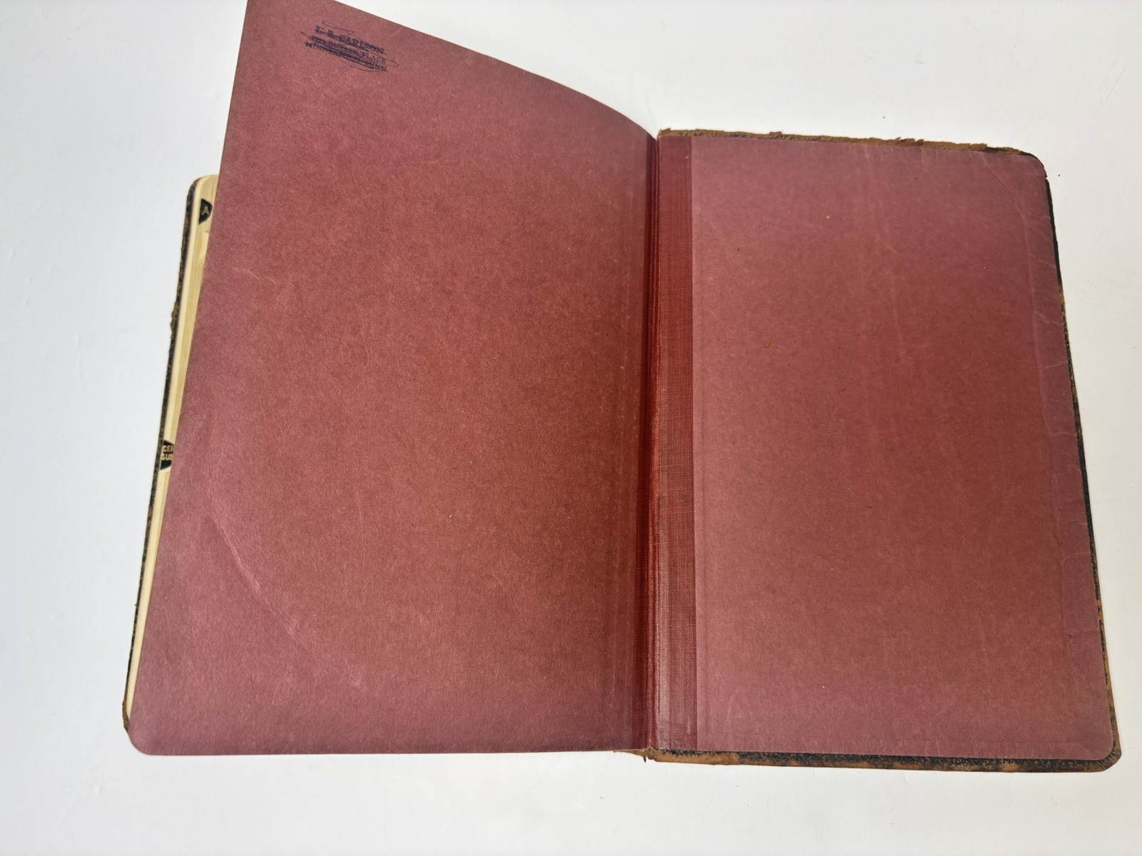 Funk & Wagnalls New Standard Dictionary English 1921 Leather Cover Gold Edges