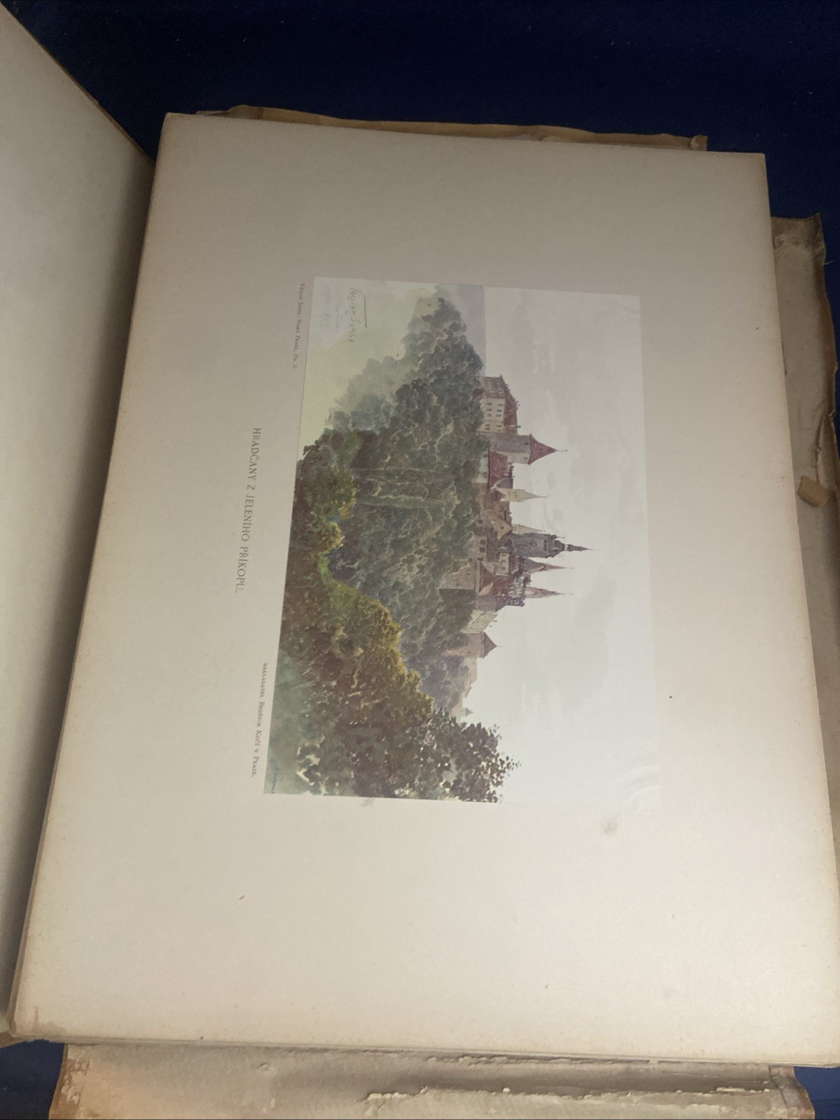 Portfolio Of 100 Watercolors Of Old Prague Czechoslovakia By Vaclava Jansy