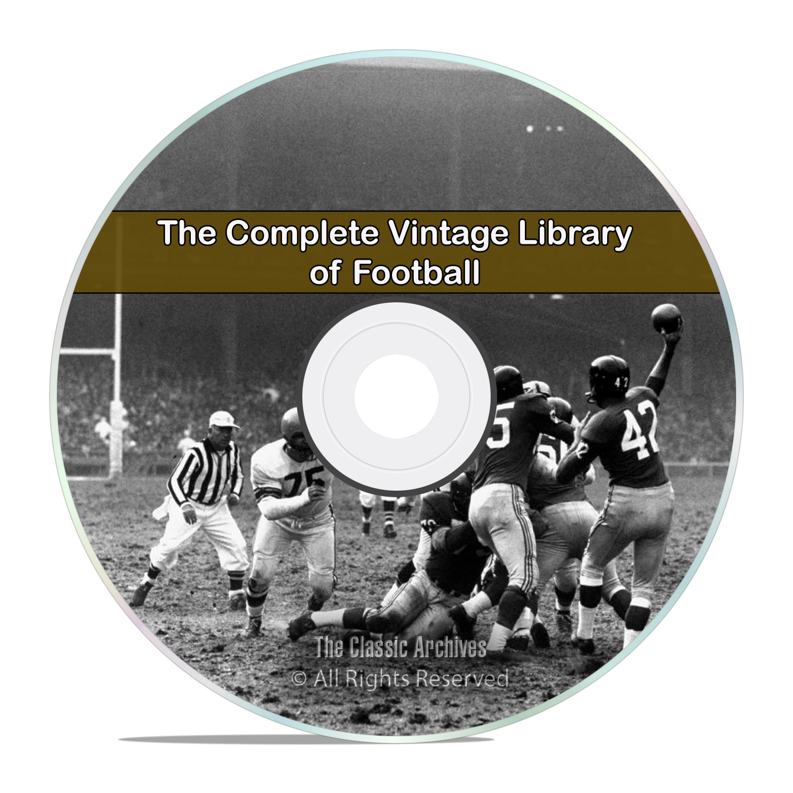 Complete Vintage Library of Football, 102 Books, Spalding Guides History DVD