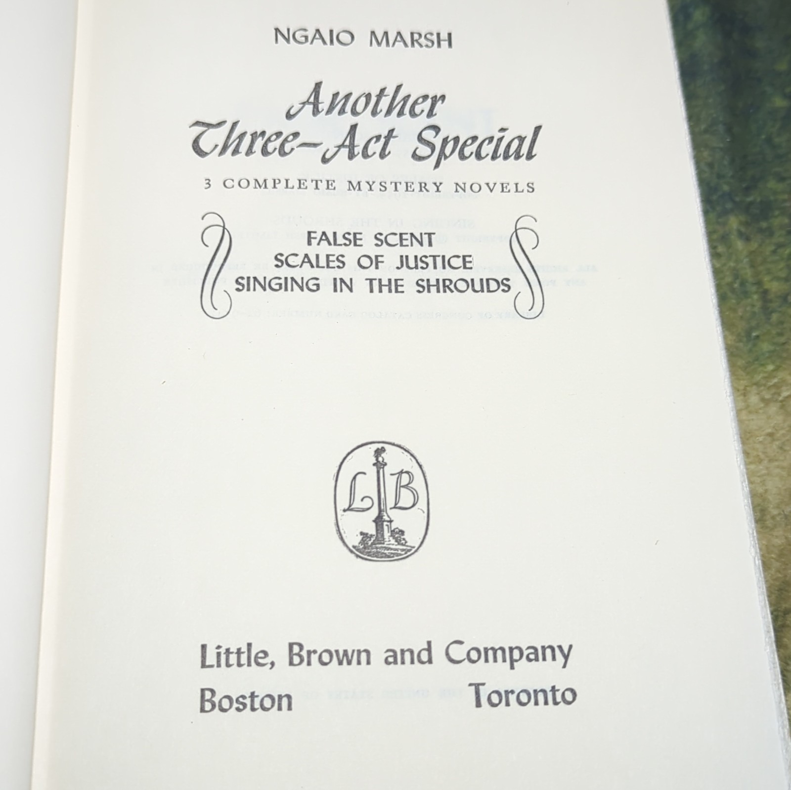 Another Three-act Special NGAIO MARSH (book club Edition)