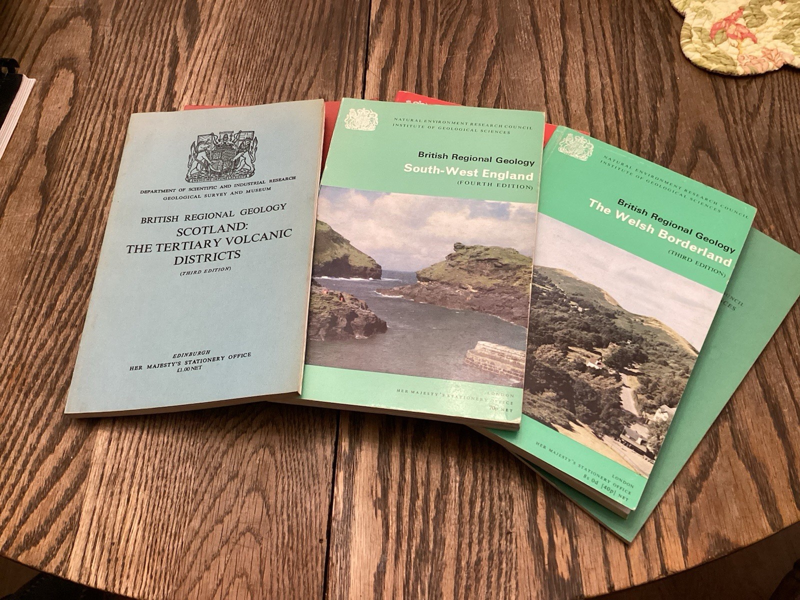 Lot Of 6 Great Britain Geology Wales Welsh Scotland London Thames SW England
