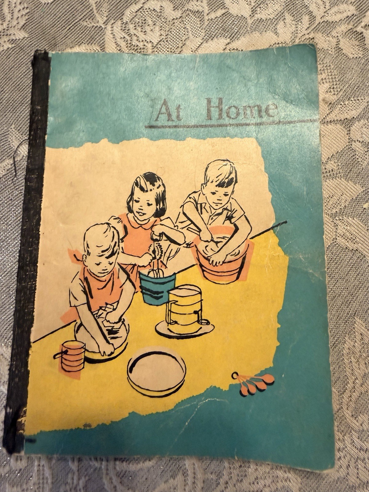 Vintage 1957 At Home Sheldon Basic Reading Series Reader Allyn Bacon