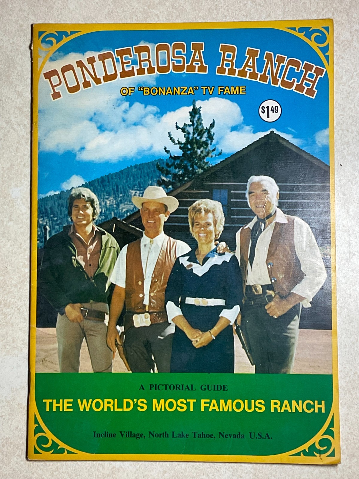 Ponderosa Ranch of Bonanza TV Fame Pictorial Guide to the Famous Ranch