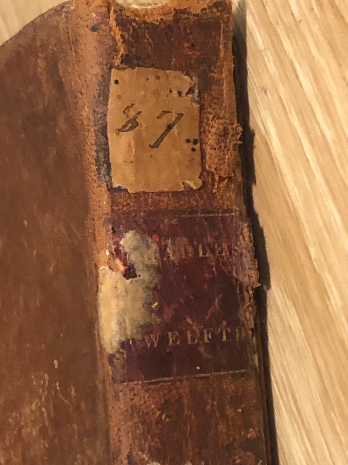 Antique Book HISTORY OF CHARLES XII KING OF SWEDEN by Voltaire leather 1822