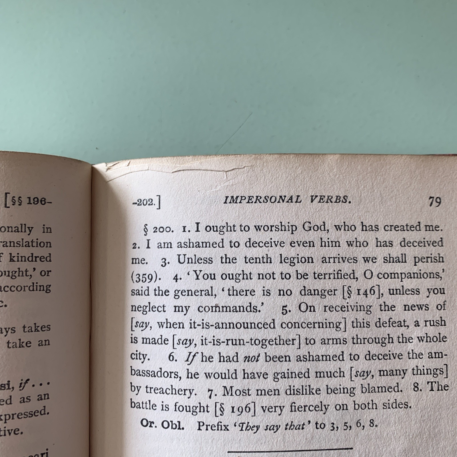 First Latin Exercise Book – J Allen, Eighth Edition, 1896, Oxford, HB
