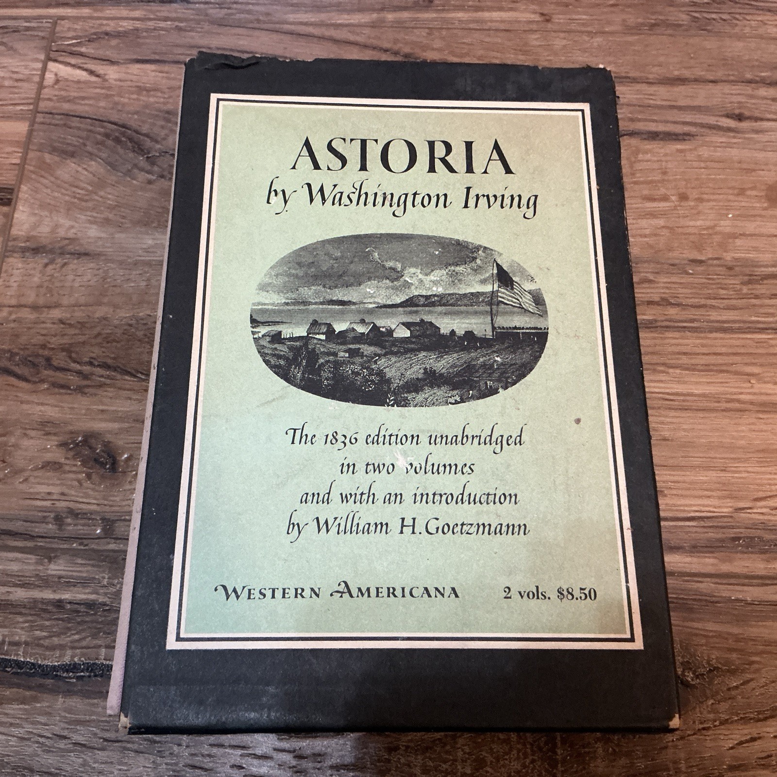 HB 2 Vol Set 1961 ASTORIA Washington Irving Keystone Western Americana 1st Edit