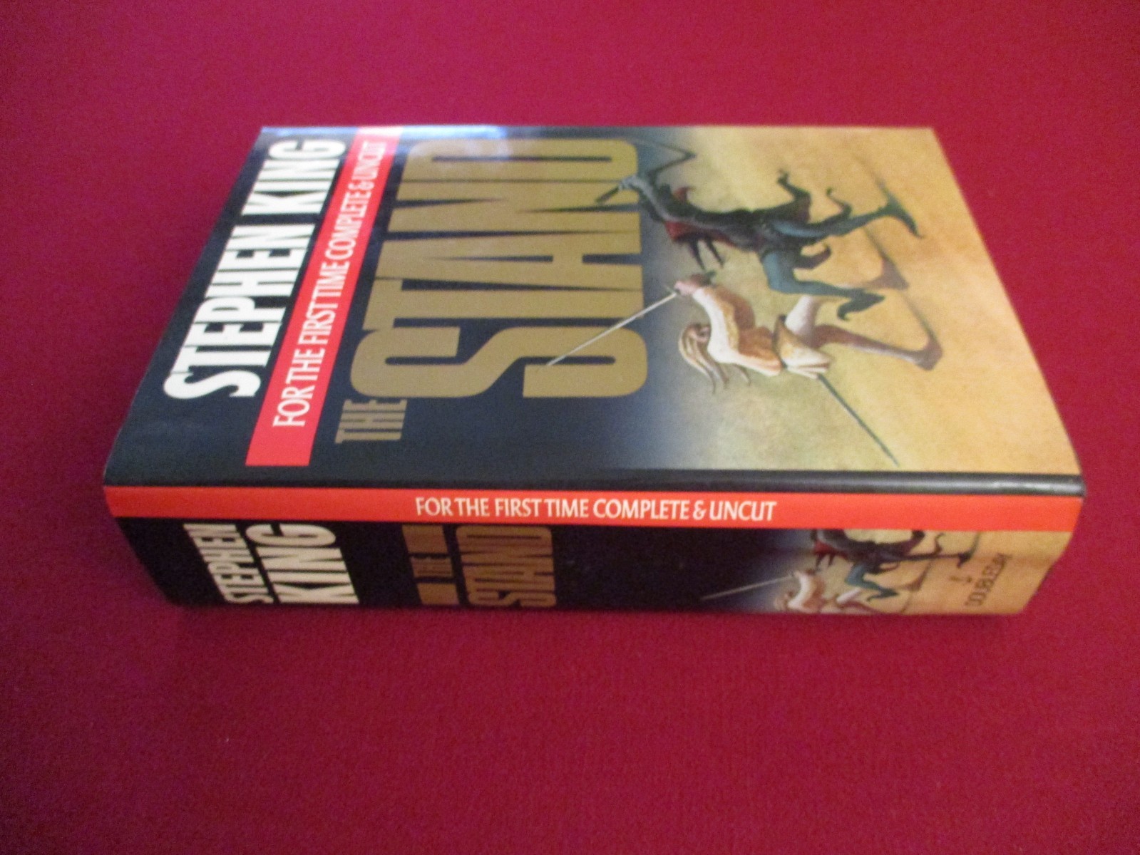 The Stand by Stephen King (1990) Complete & Uncut Hardcover BOMC Edition