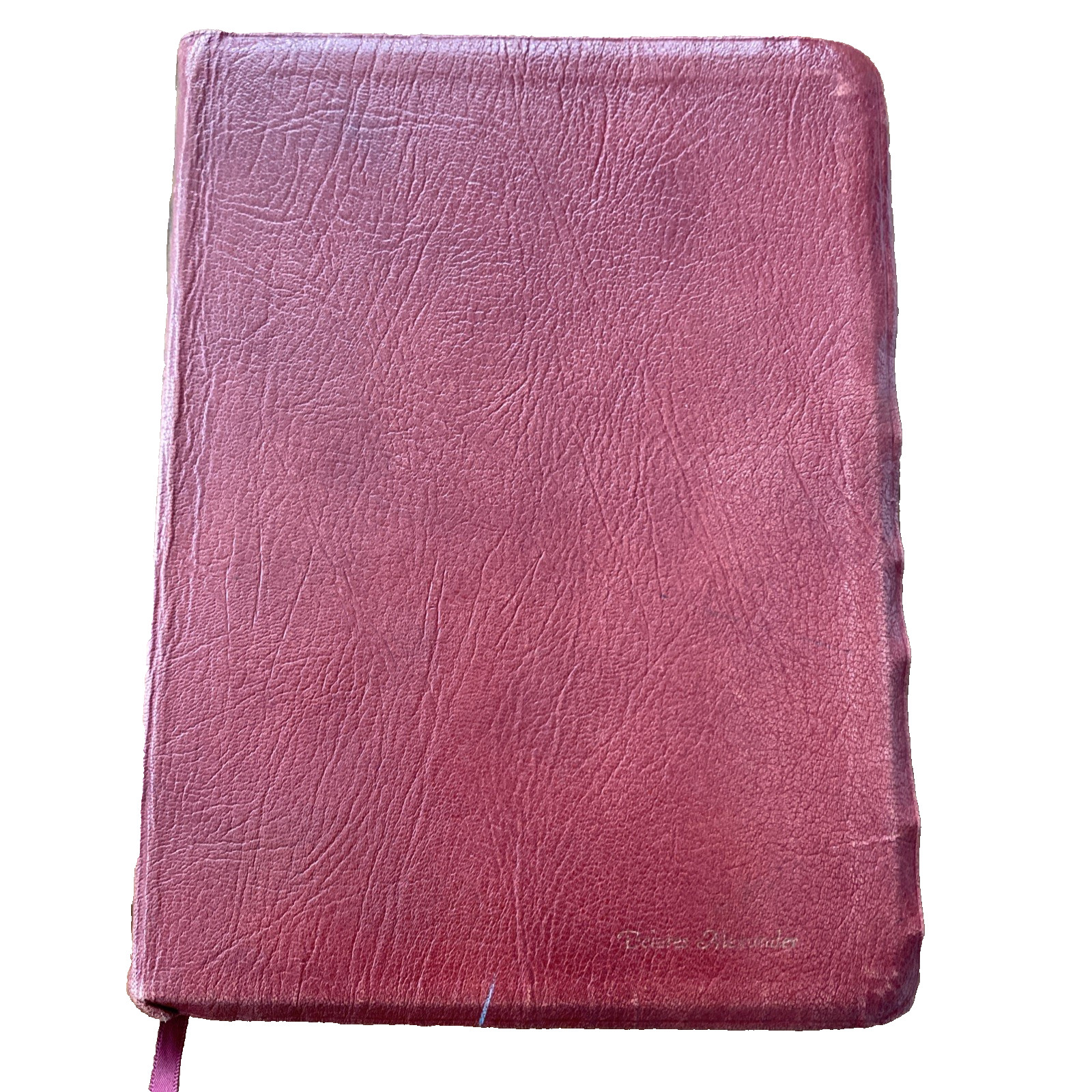 Thompson Chain Reference Bible KJV 1982 Kirkbride 69th Print Genuine Leather VTG