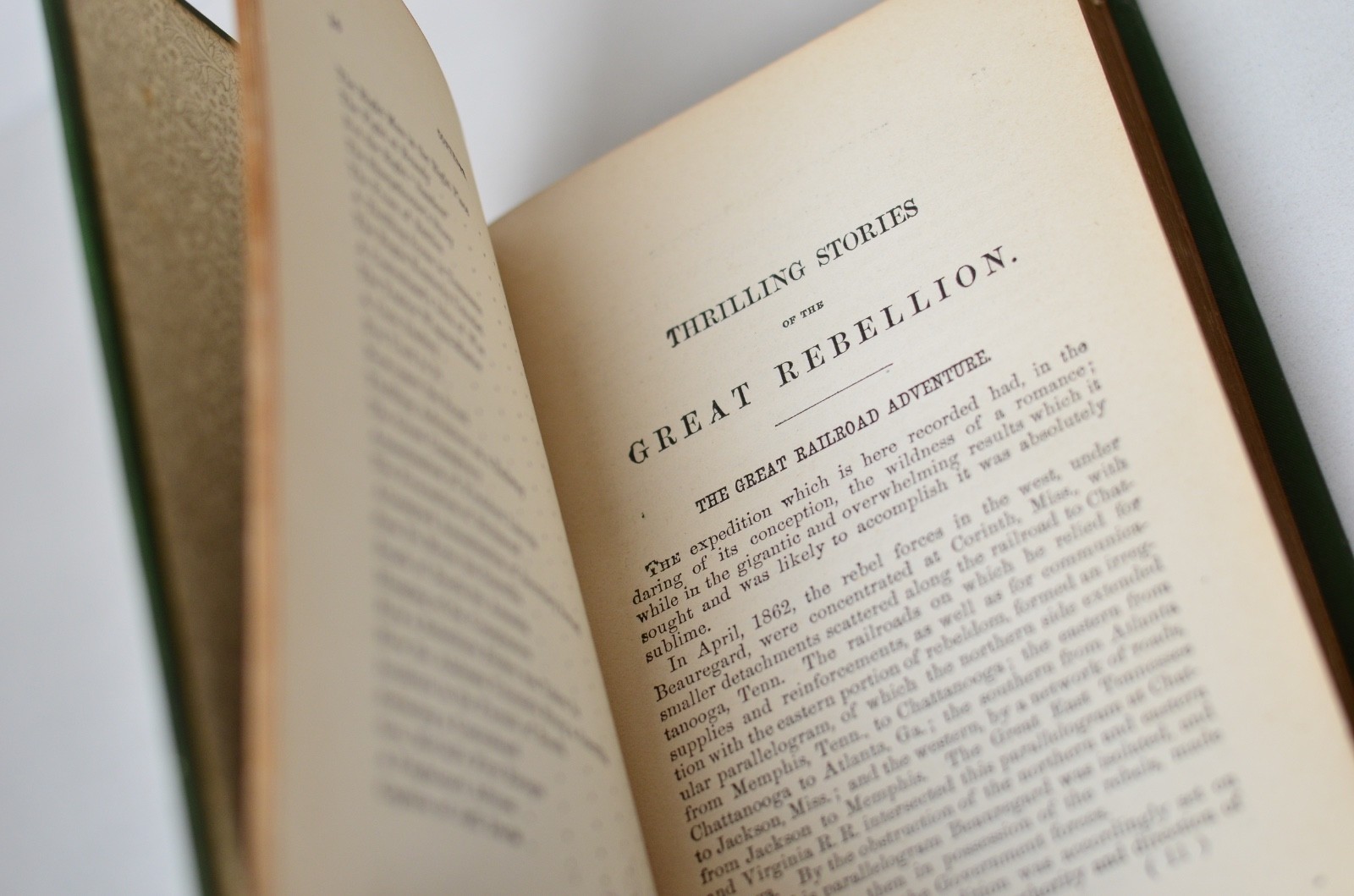 Antique Thrilling Stories of the Great Rebellion by Lt. Col. Charles Greene 1880