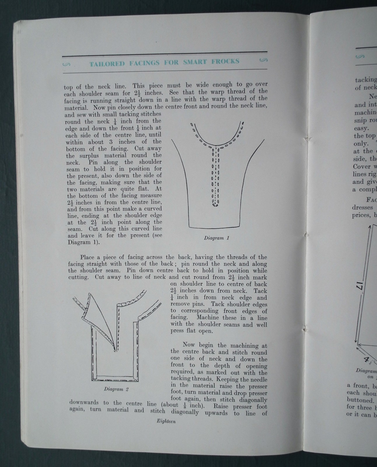 Hints for Home Sewing vintage 1920s 1930s Singer needlework book quilting