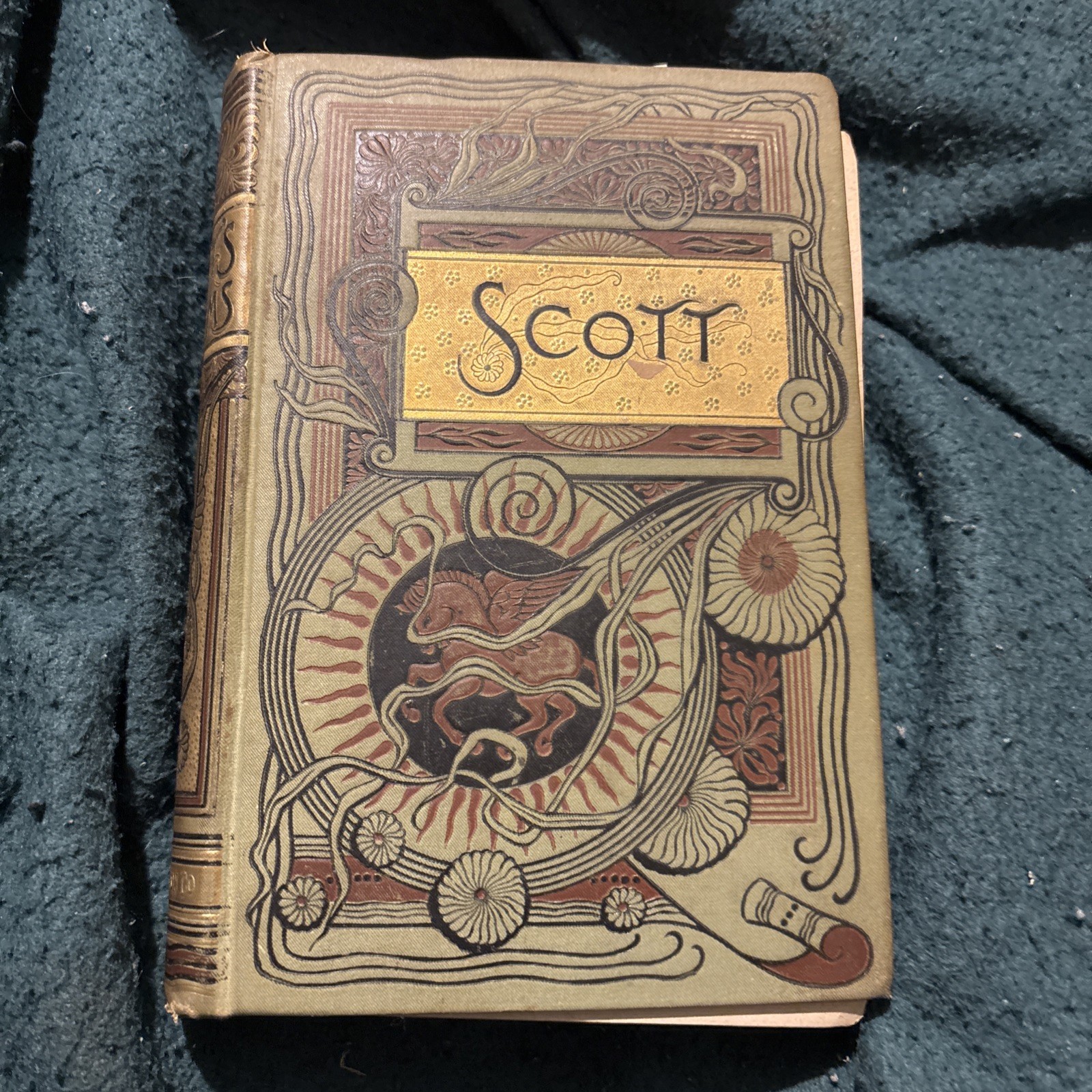 The Poetical Works of Sir Walter Scott—HC & Illustrated—Belford, Clarke & Co