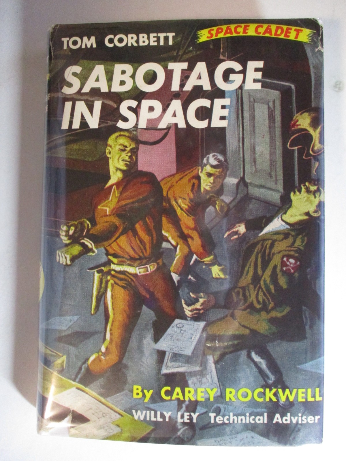 Tom Corbett #7 Sabotage In Space, Carey Rockwell, DJ, 1955