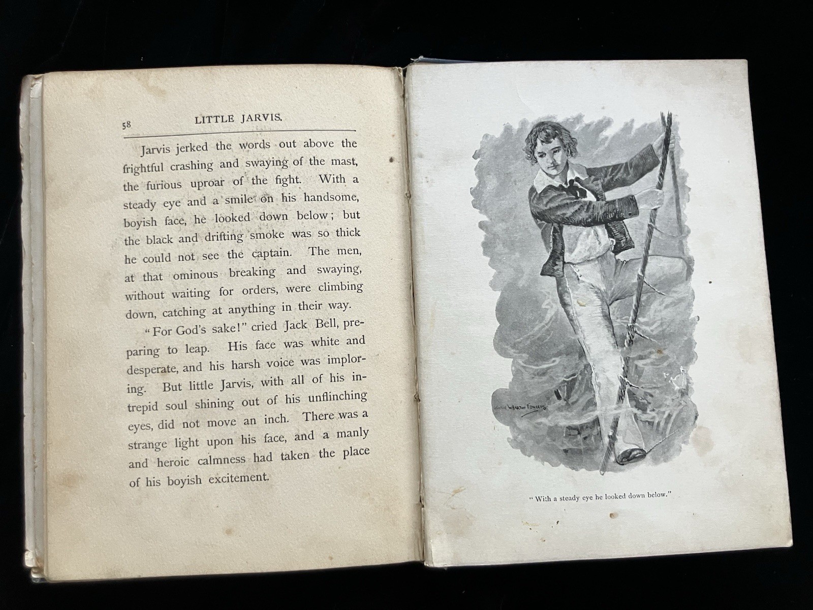 Vtg Little Jarvis, Molly Elliot Seawell HC Appleton & Co. 1890 1st Edition As Is
