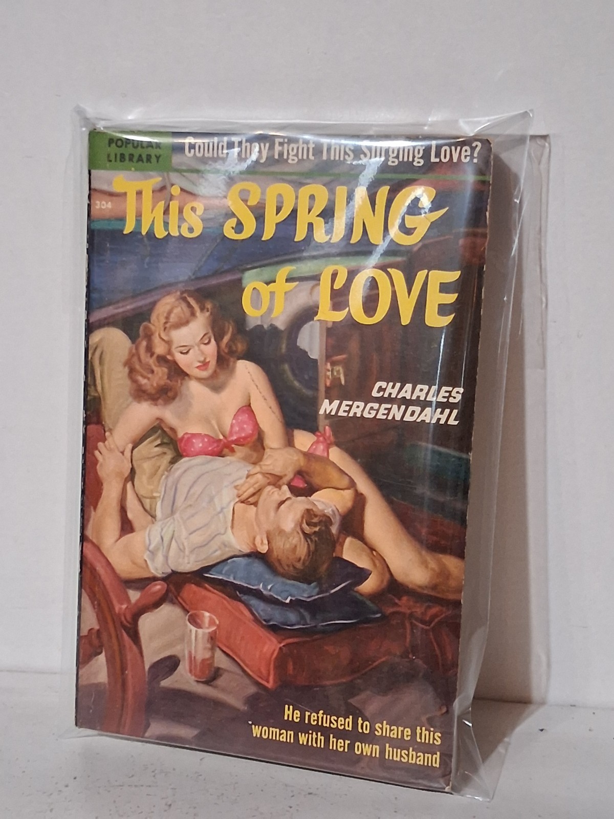 Vintage Paperback Book POPULAR LIBRAR Pulp WANTON Mystery CRIME GGA MURDER