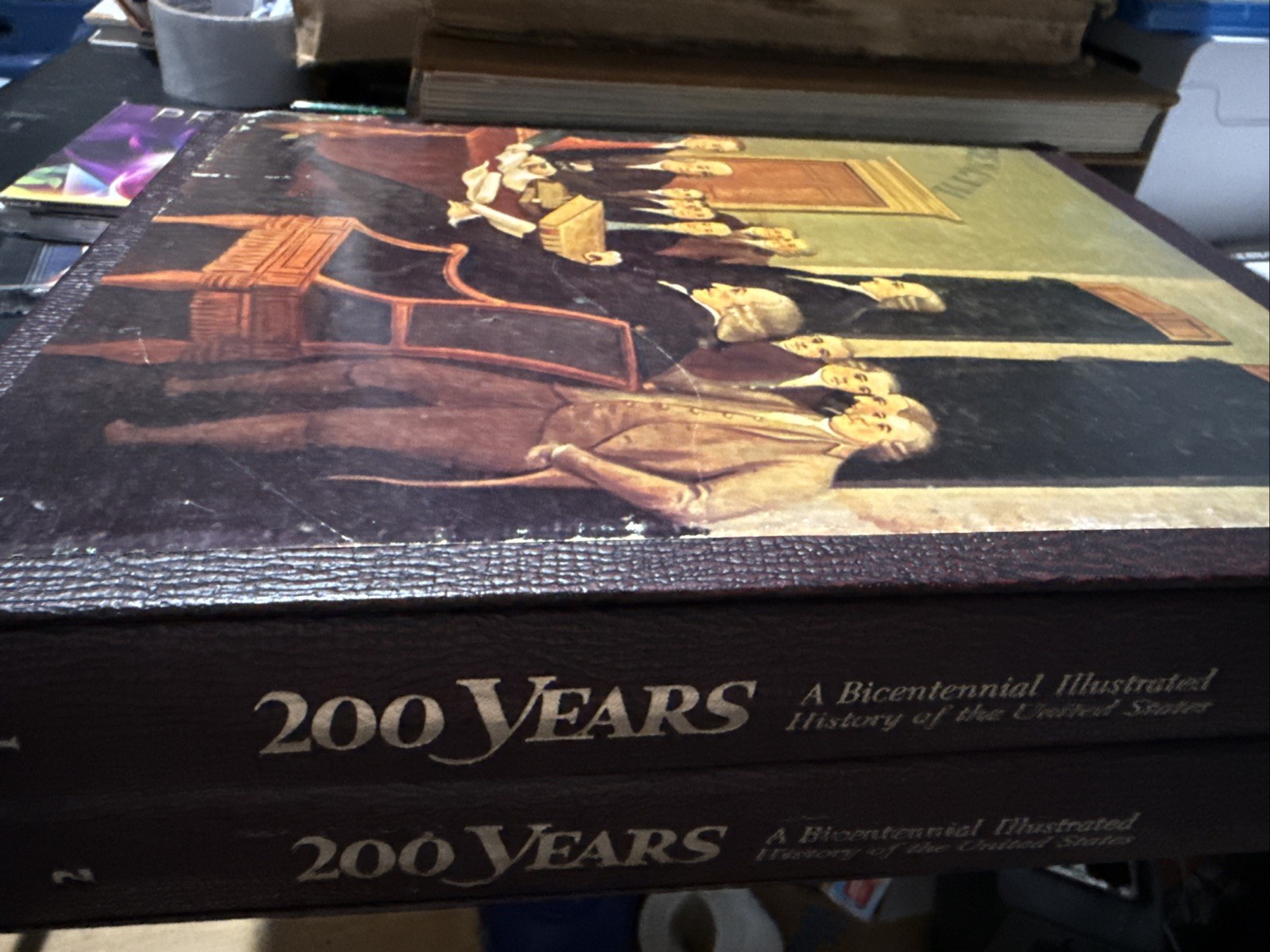 200 Years: Bicentennial Illustrated History of the United States 1973 Vol. 1 & 2