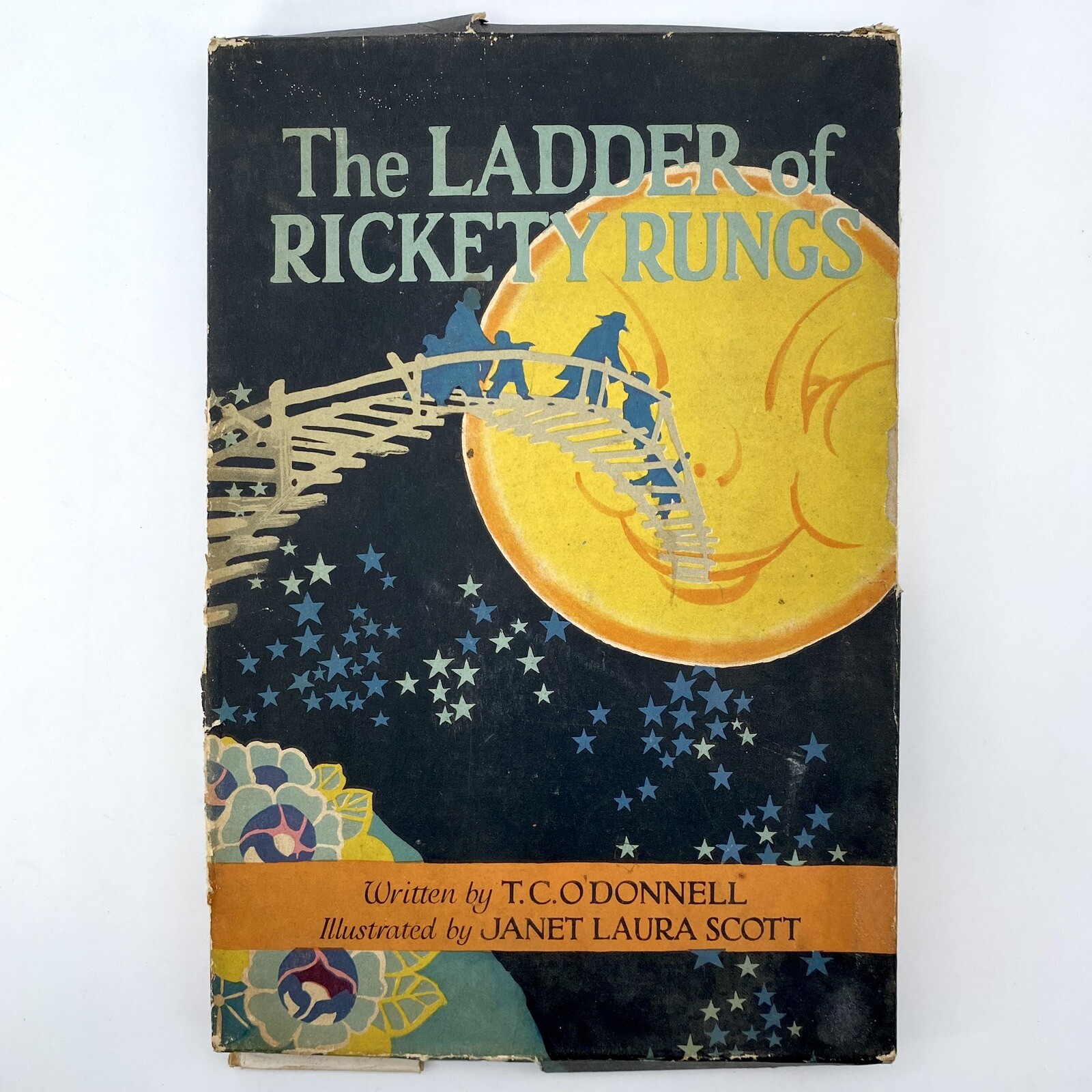 Ladder Of Rickety Rungs O’Donnell Kid’s Book 1923 Volland Fairy 1st Ed In Box