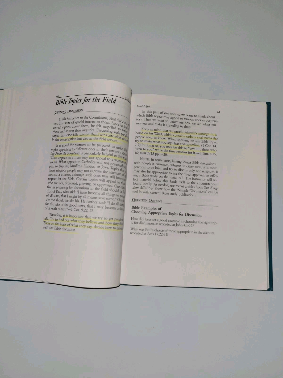 Shining As Illuminators In The World 2010 Edition Watchtower Pioneer Book