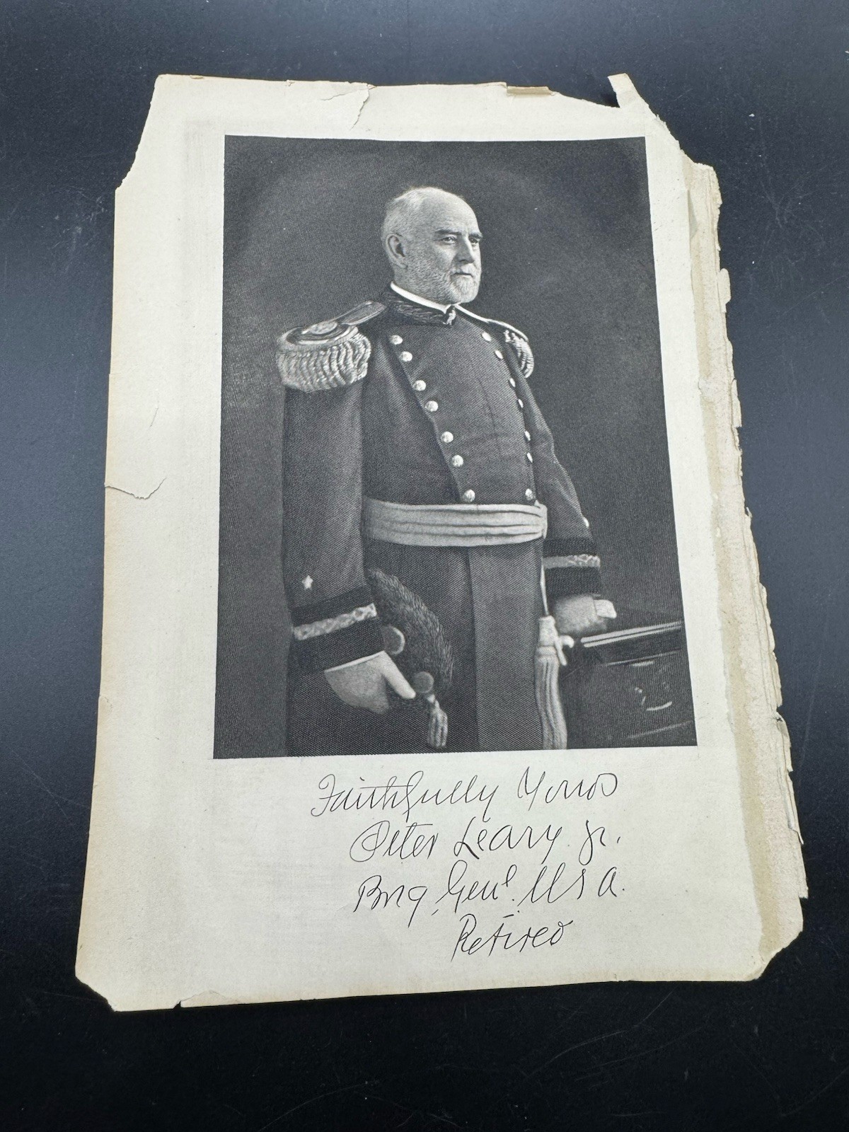 Antique Biography: Brigadier-General Peter Leary, Jr. of Baltimore, MD