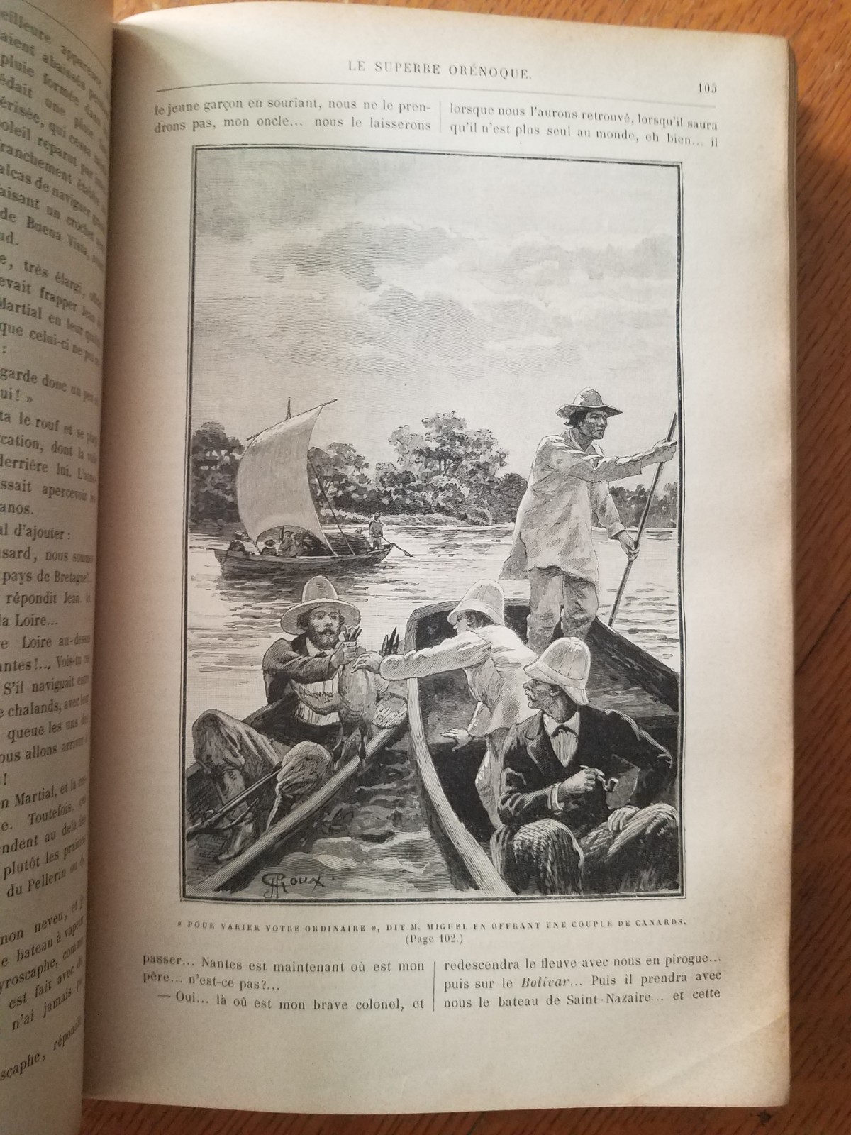 Jules Verne: Le Superbe Orenoque 1898 Collection Hetzel Magasin VII/VIII Paris