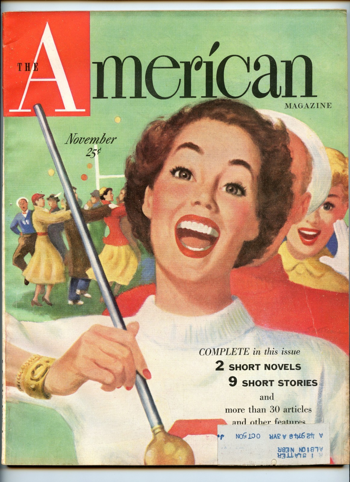 The American Magazine ~ November 1949 ~ Ann Taylor Cover ~ VG