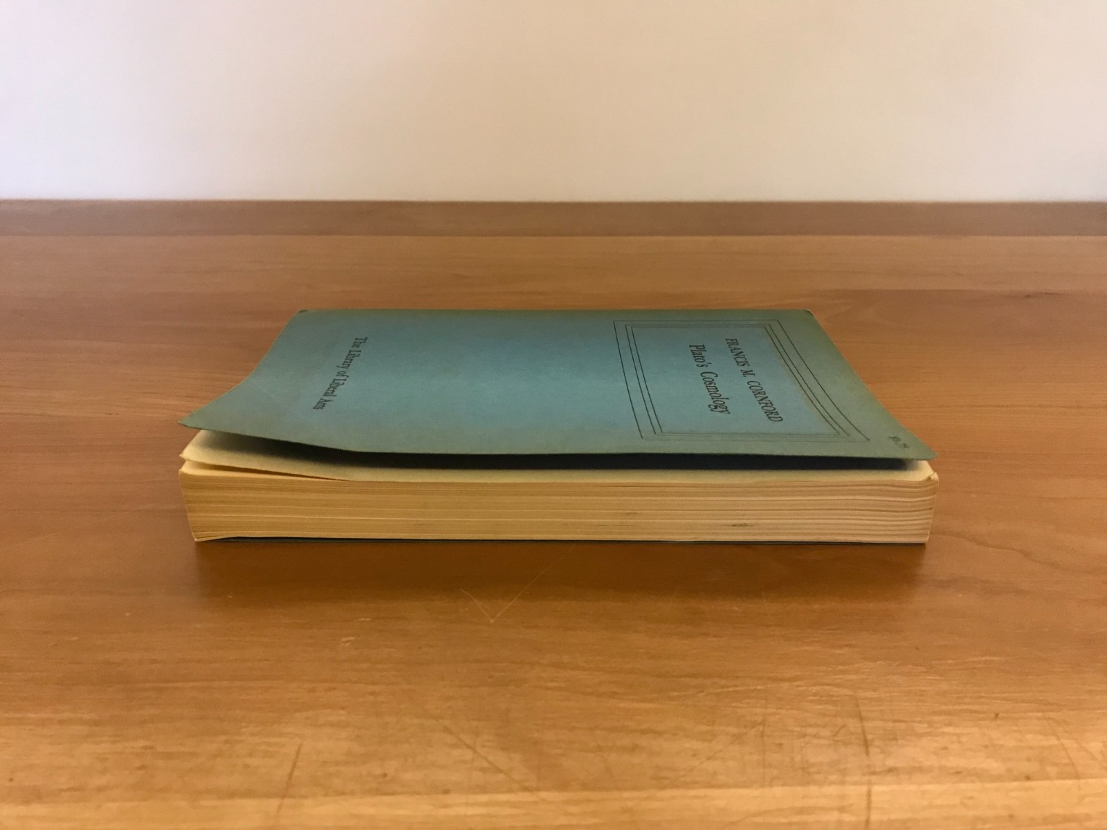 1957 Plato’s Cosmology by Francis M. Cornford Paperback Book