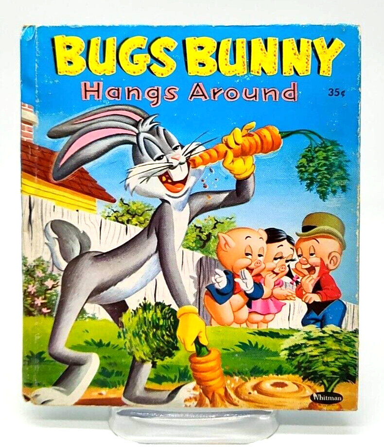 Bugs Bunny Hangs Around; A Tell A Tale Cartoon Book Warner Bros Vintage 1957 TV
