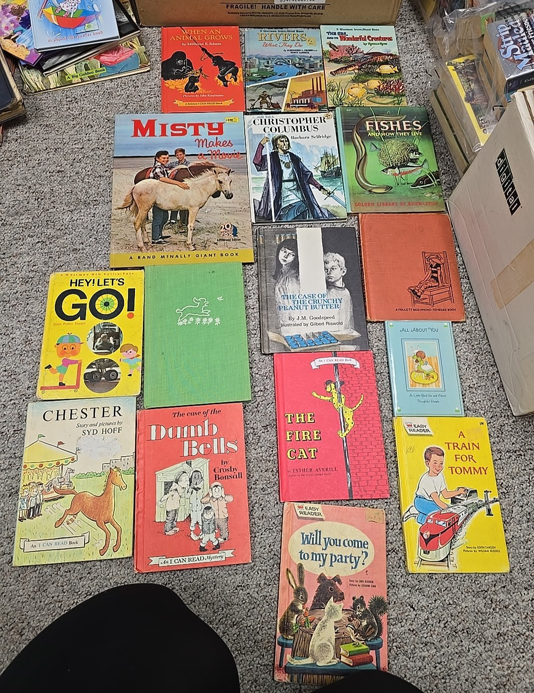Lot of 16 Vintage Mixed Authors Read Along Hardcover Children’s Story Books