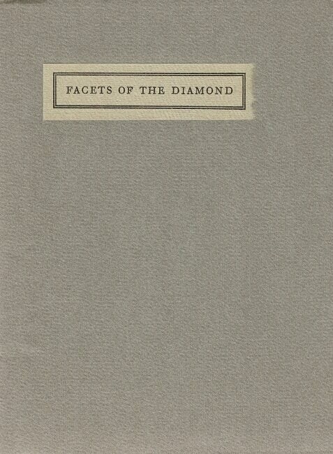 Robert Thomas Reilly / Facets of the diamond 1983 Poetry