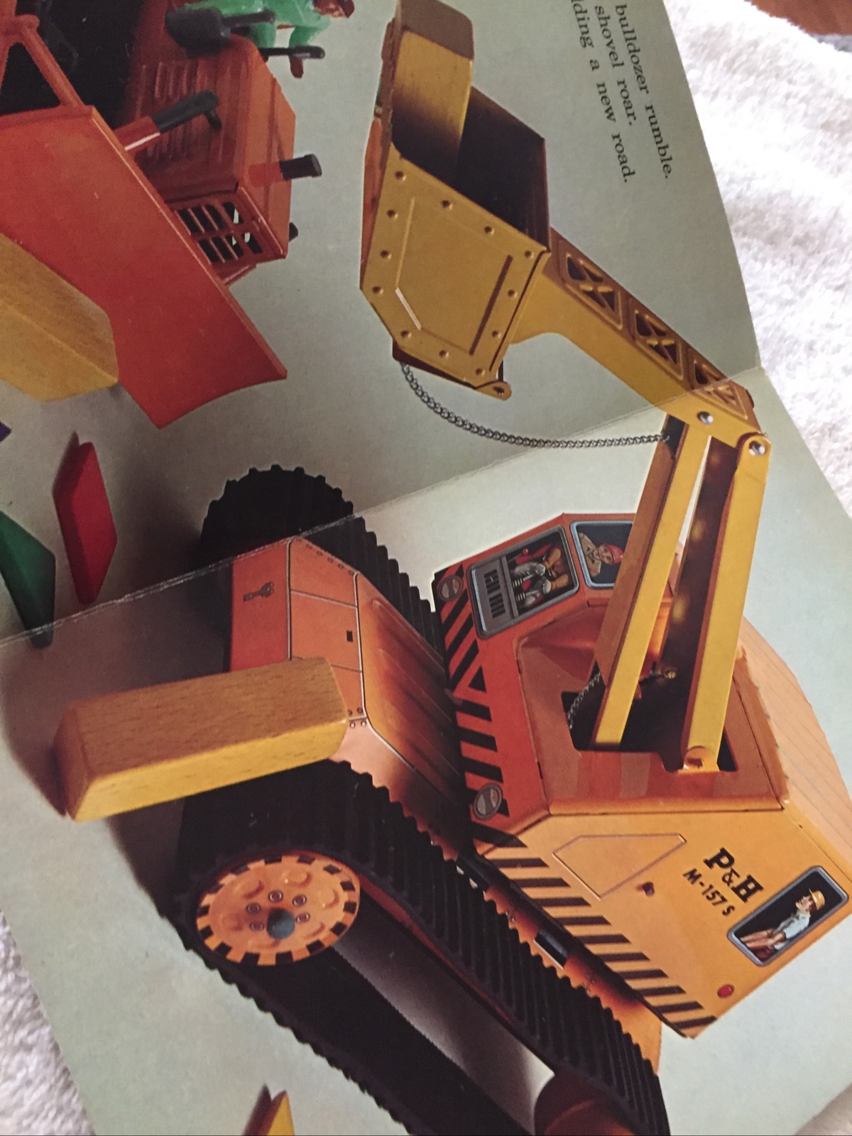 Rare Rare Vintage 1968 Trucks And Cars Children’s Picture Board Book