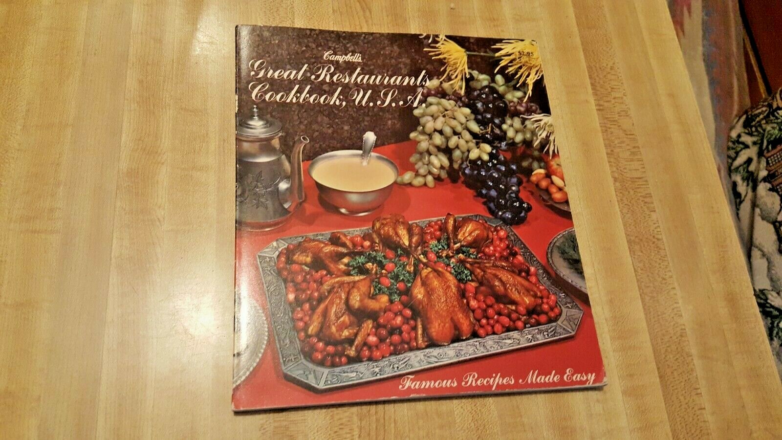 Awesome 1969 Campbell’s Great Restaurants Cookbook, U.S.A. Famous Recipes