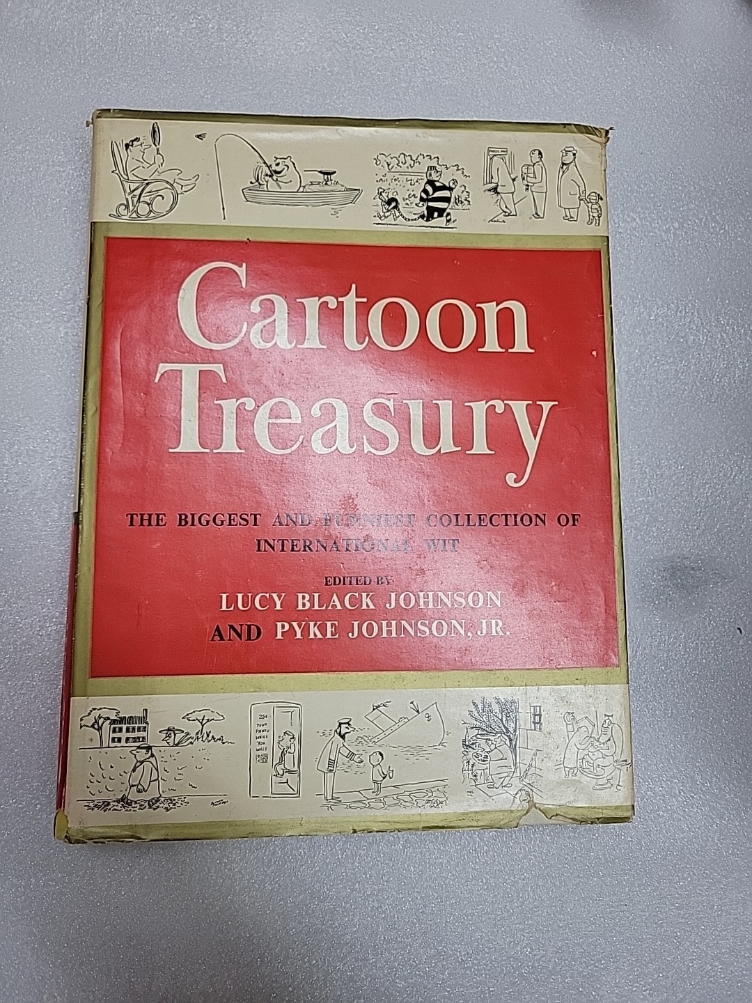Cartoon Treasury . Biggest And Funnist Collection Of International Wit. 320 pgs