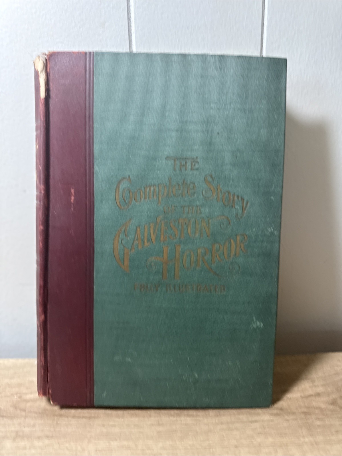 1900 Galveston Horror FIRST EDITION Coulter Hurricane Disaster Illustrated M2