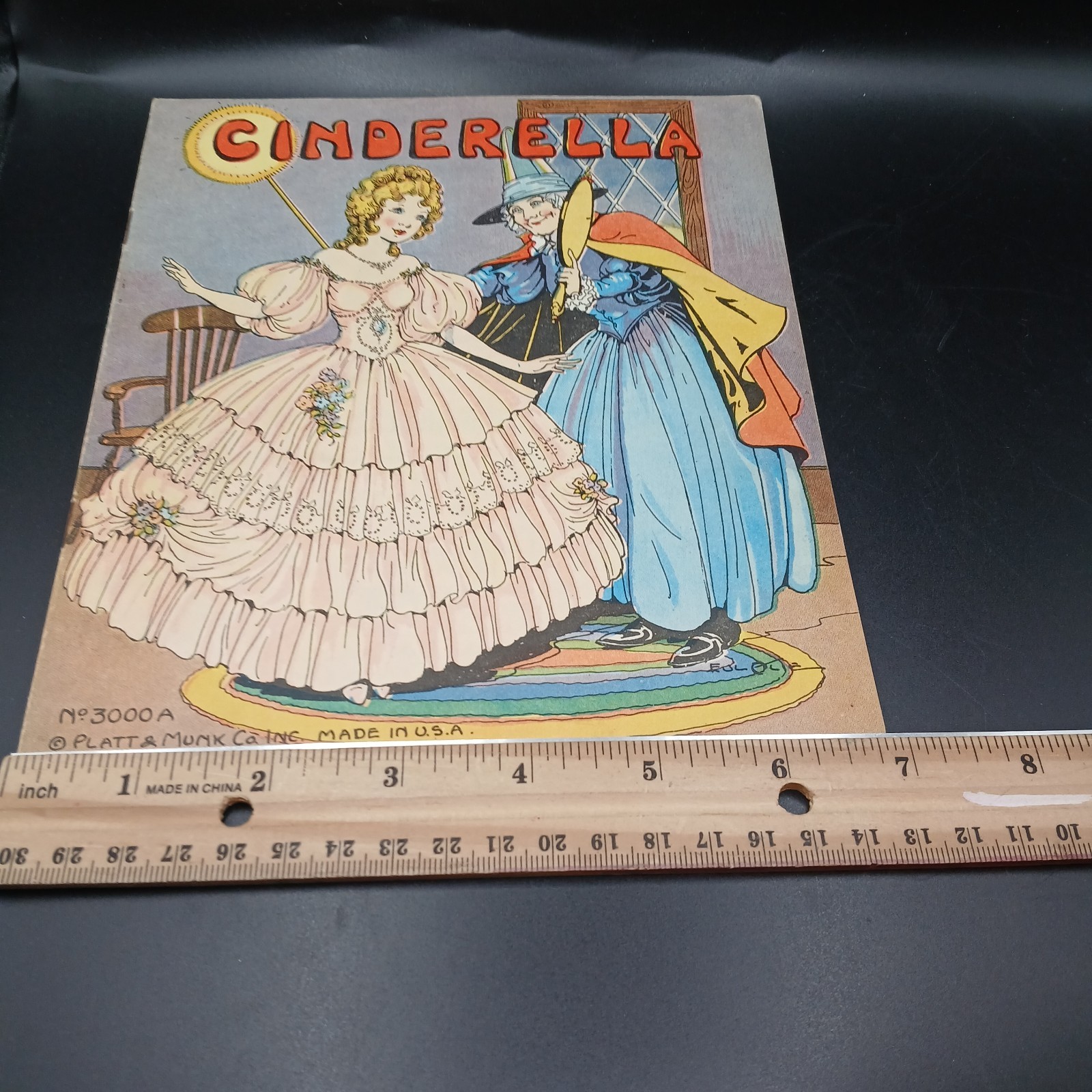 Cinderella 1934 Platt & Munk Co Inc Vintage Childrens Book USA No. 3000A