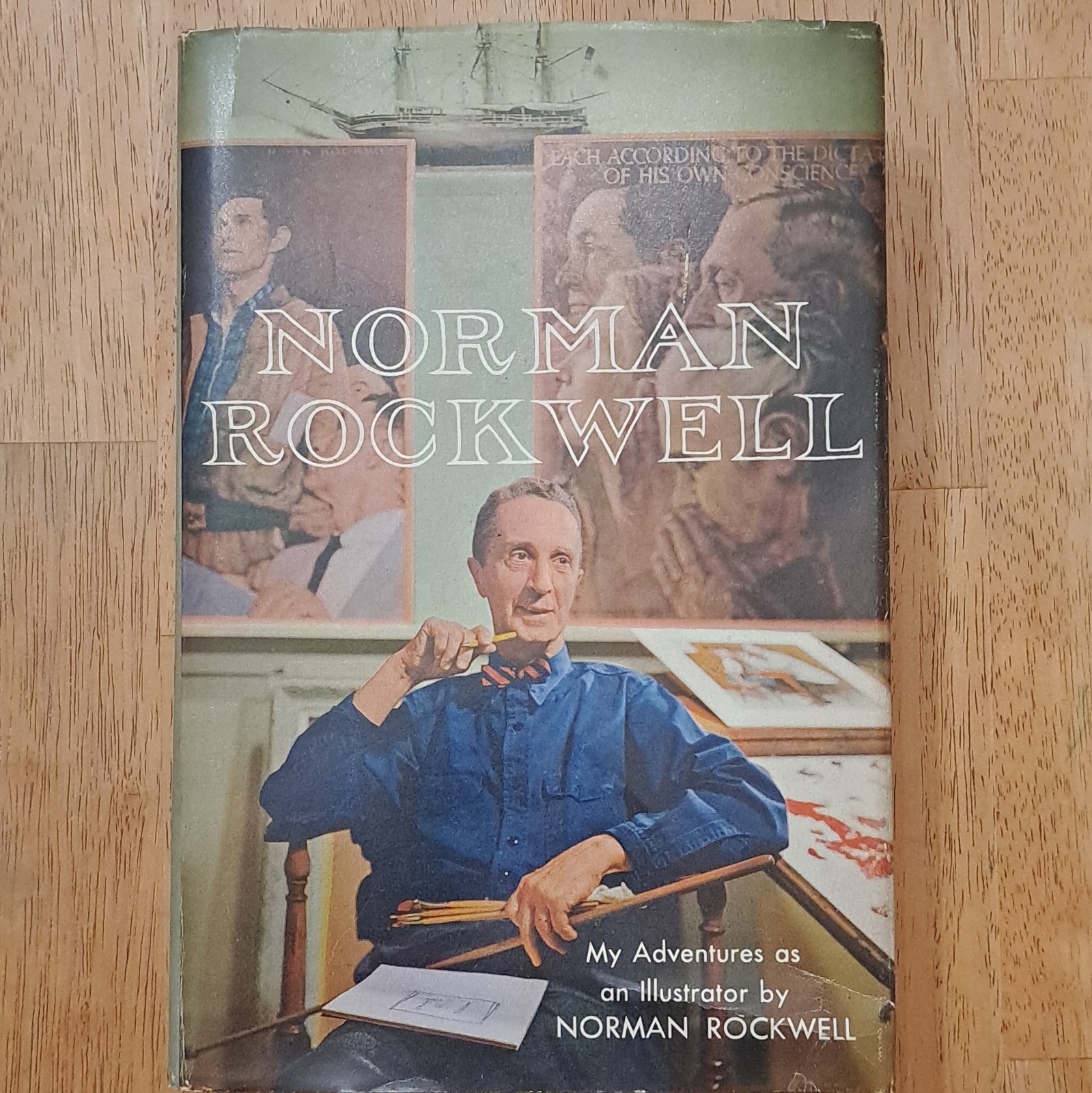 Signed Norman Rockwell My Adventures As An Illustrator 1960 Stated First Edition
