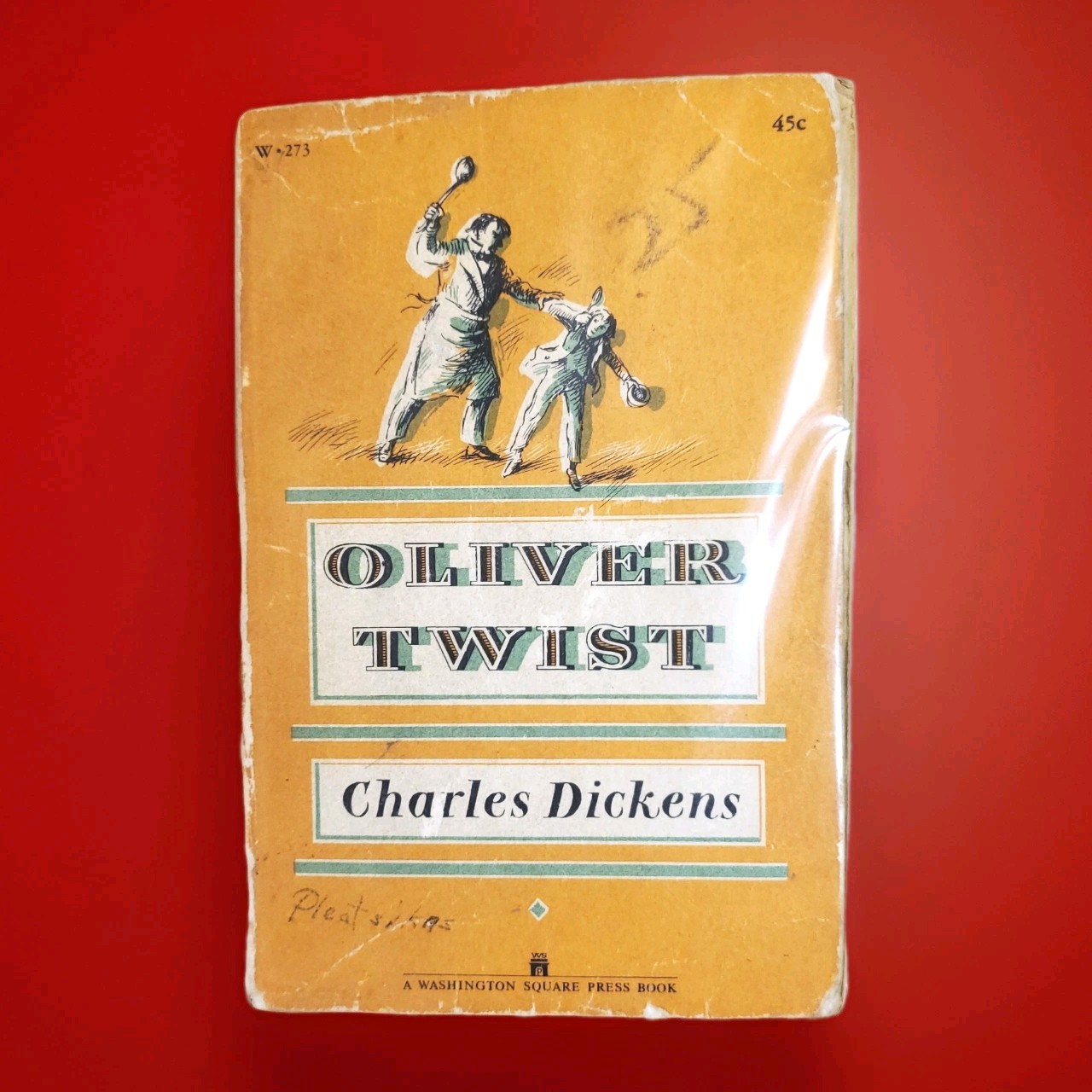 Oliver Twist True Vintage pb Size 4″ x 6.25″ Charles Dickens 3rd WSP Print 1962