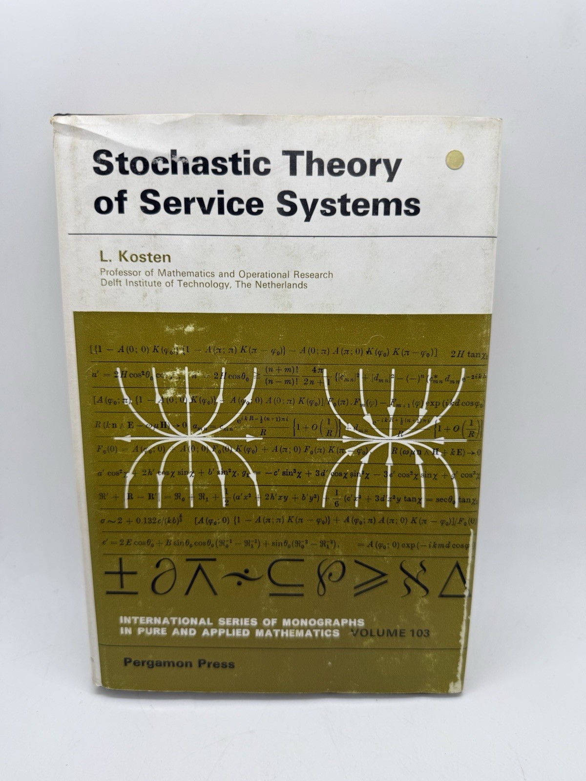Stochastic Theory of Service Systems (1973 Hardcover w/ Dust Jacket) – L. Kosten